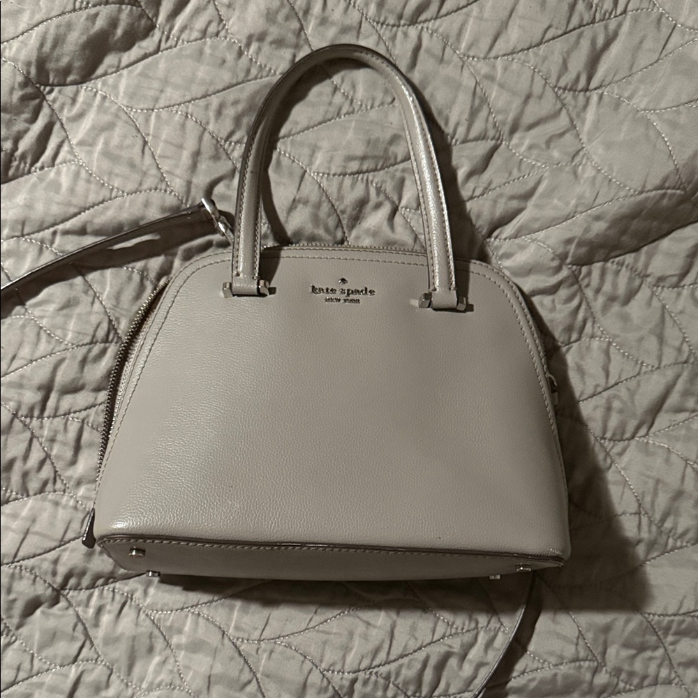 Kate Spade Taupe Satchel Bag